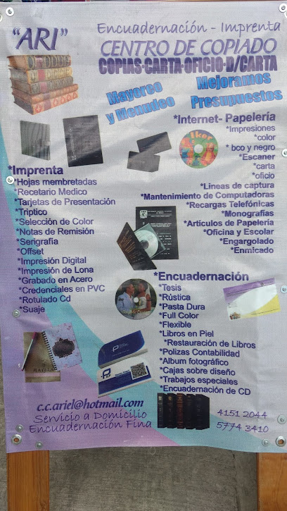 Centro de Copiado Ariel en Ecatepec de Morelos