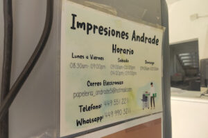 Centro de Copiado e Impresiones Andrade en Jesús María