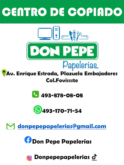 Don Pepe Papelerías en Fresnillo