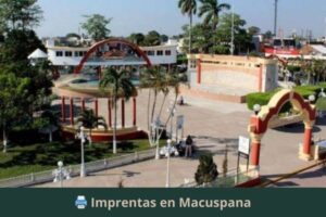 Imprentas en Macuspana