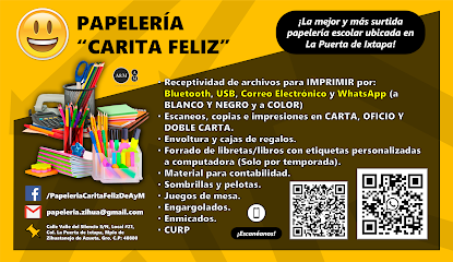 Papelería 'Carita Feliz' en Zihuatanejo