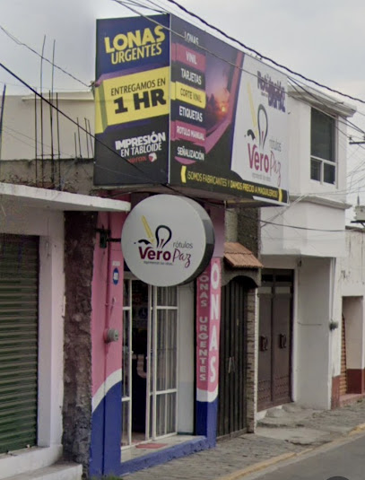 Rótulos Vero Paz en Texcoco