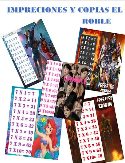 Impresiones y Copias El Roble en Ensenada