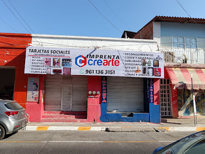 Imprenta Crearte en Tuxtla Gutiérrez