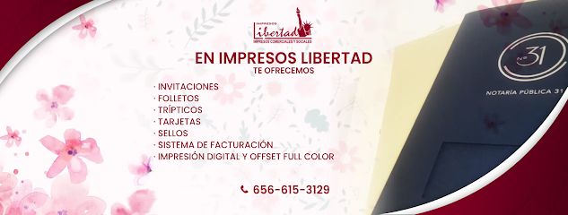 Impresos Libertad en Juárez