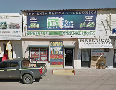Imprenta Tic Tac (Calle Gral Piña) en Hermosillo