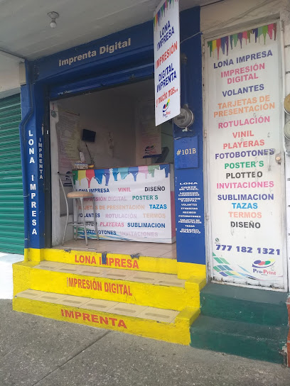 Lonas Impresas ,Imprenta,Impresión Digital Pro-Print en Cuernavaca