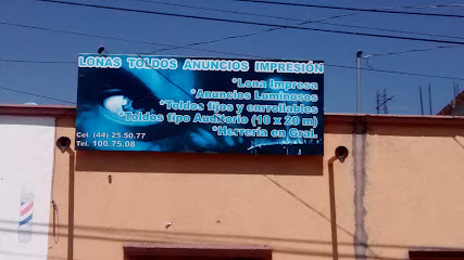 Lonas Toldos Anuncios Impresión en Soledad de Graciano Sánchez