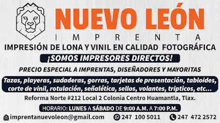 Imprenta Nuevo León Huamantla en Huamantla