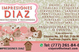 Impresiones Diaz en Emiliano Zapata