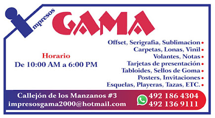 Impresos Gama en Guadalupe