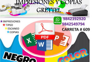 Copias e Impresiones Grettel en Carmen