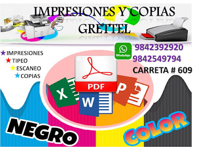 Copias e Impresiones Grettel en Carmen