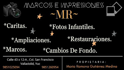 Marcos e Impresiones 'Mr' en Valladolid